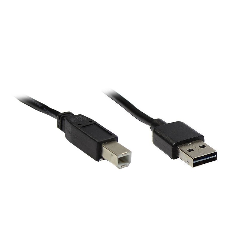 Good Connections USB 2.0 Anschlusskabel 1m A-B Stecker Nero